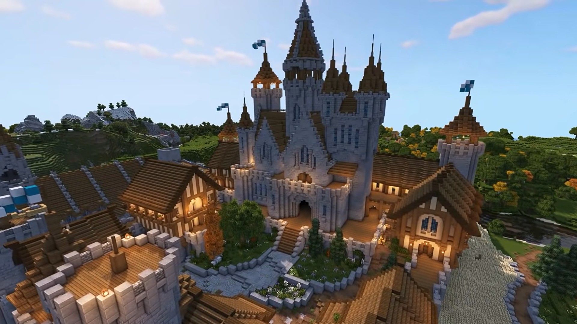 【洋風も和風も！】マイクラのお城の画像まとめ【Minecraft（マインクラフト）】