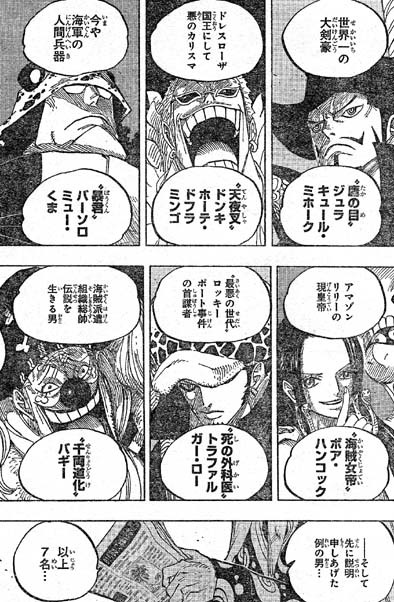 One Piece ワンピース の王下七武海まとめ 3 5 Renote リノート